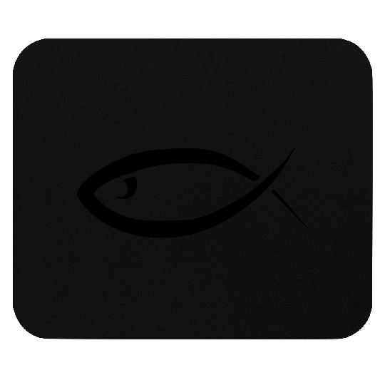 Fish ICHTHYS Mouse Pads