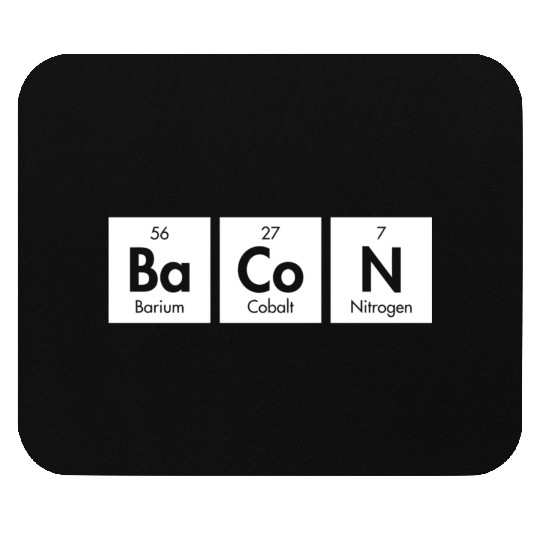 The Elements Of Bacon Mouse Pads