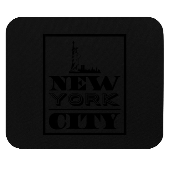 New York City NYC Big Apple Print Gift Ideas Mouse Pads