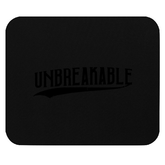 unbreakable gym training hard best sticker patch Mouse Pads