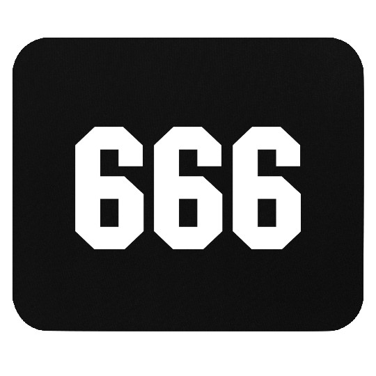 The Devil Number Mouse Pads
