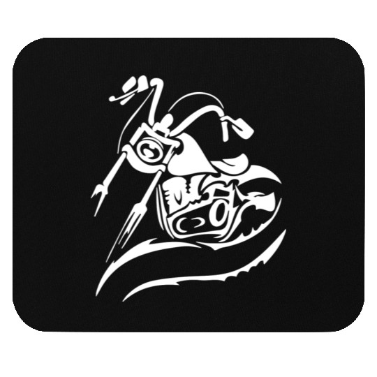 Motorcycle Chopper Cruiser Biker Mechanic Gift Mouse Pads