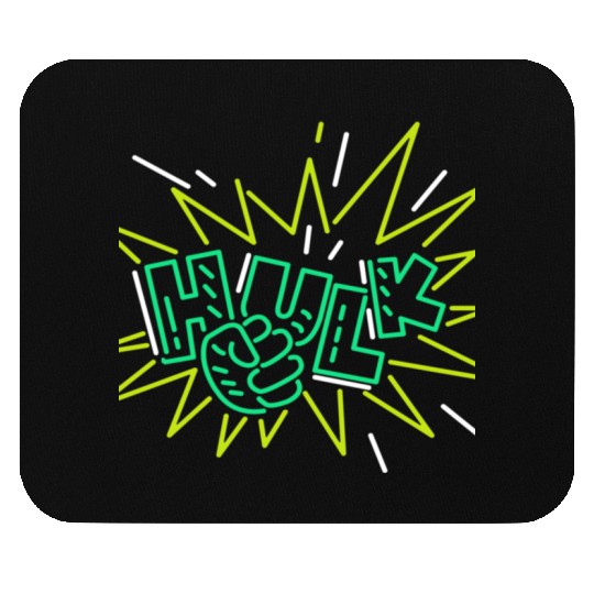 Neon Hulk Mouse Pads By Marvel Design By Humans----PD