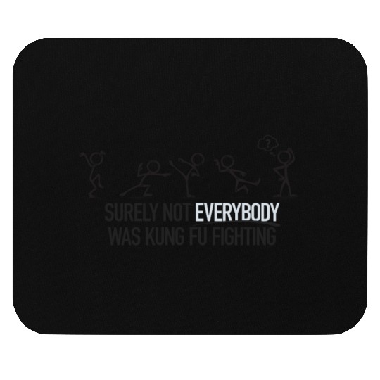 kung fu fighting Mouse Pads
