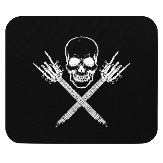 Skeleton Guitar Rock Heavy Metal Mouse Pads