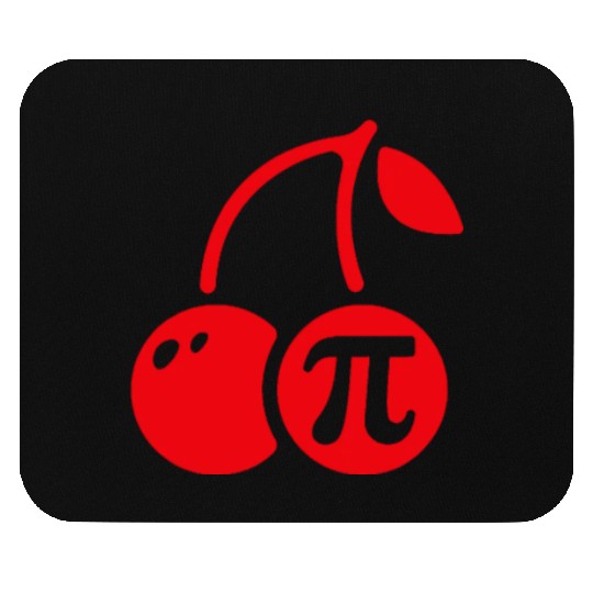 Cherry Pi Day Mouse Pads Funny Math Nerd Pie Teacher