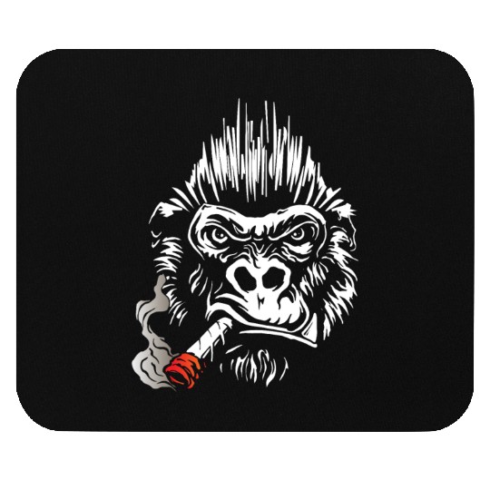 Gorilla smokes cigar, Big Boss Mouse Pads gift