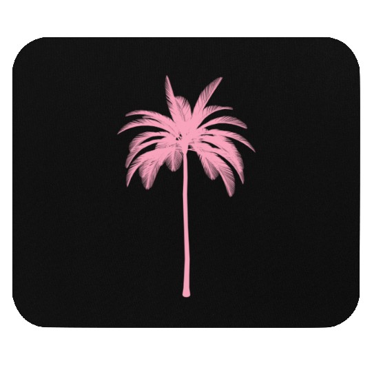 Pink Palm Tree Tribal Art Tribe Floral Paleo Cave Mouse Pads