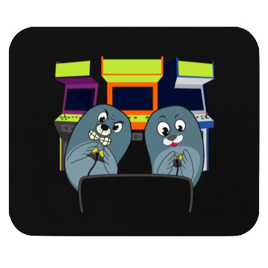 sea lion Seal Video Game gift Mouse Pads