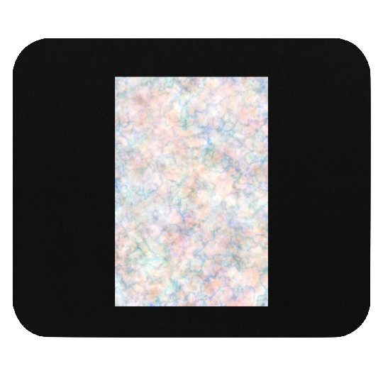 Multicolor Pastel Rainbow Marble Pattern Mouse Pads
