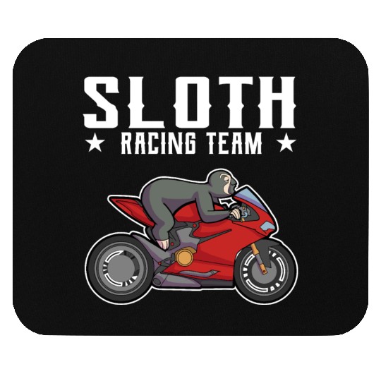 Sloth Racing Team Biker Motorcycle Gift Mouse Pads