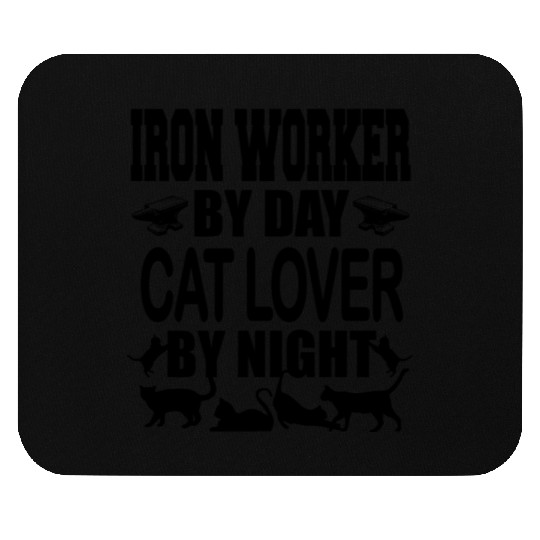 Iron Worker Cats t Funky Jokes Mouse Pads