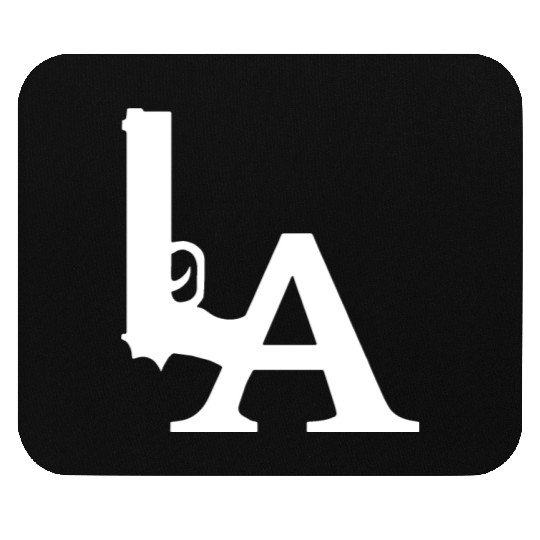LA Dodgers Gun Los Angeles Hollywood California Mouse Pads