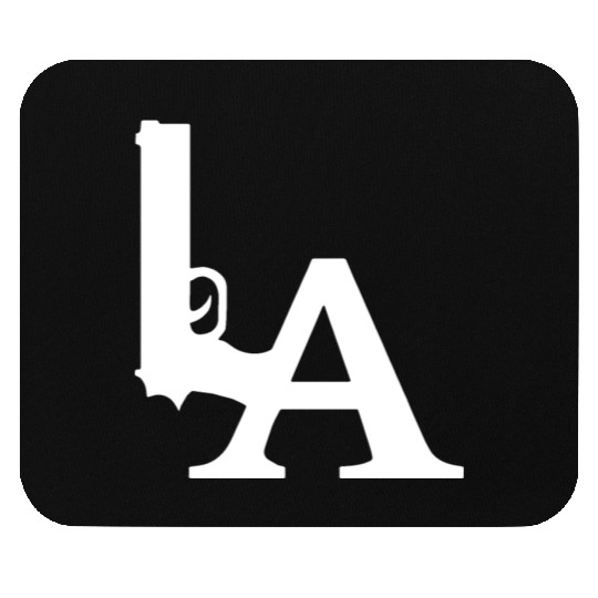 LA Dodgers Gun Los Angeles Hollywood California Mouse Pads