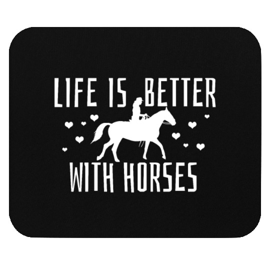 Horseback Horse Equestrian Mouse Pads