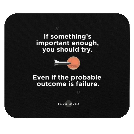 Quotes from: Elon Musk on Failure Mouse Pads