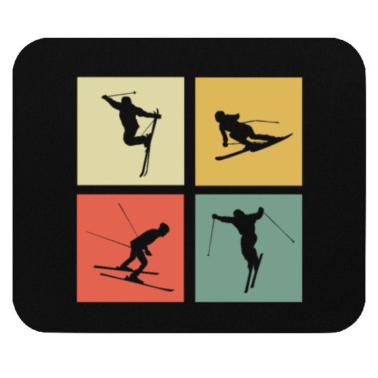 Skiing Mouse Pads