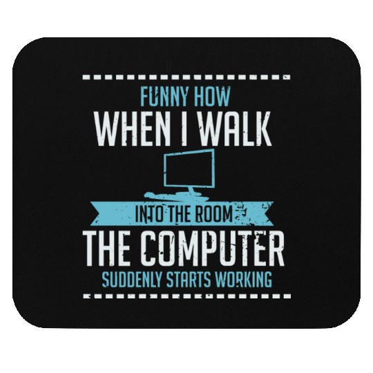 Funny Computer Geek Mouse Pads: Tech Support I Software