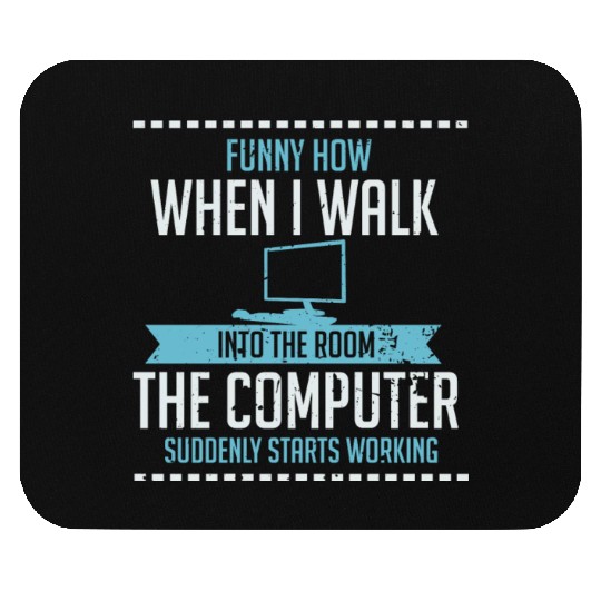 Funny Computer Geek Mouse Pads: Tech Support I Software