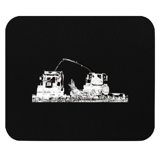 Corn chopper chopping corn maize farmer Mouse Pads