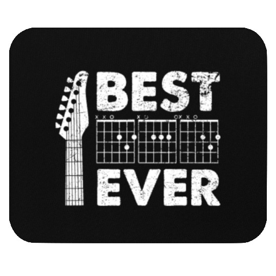 Best Dad Ever Guitar Mouse Pads Dad Chords Mouse Pads