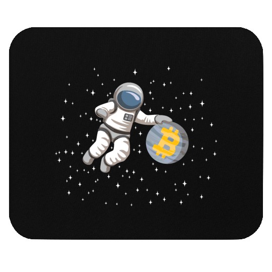 Astronaut Bitcoin Mouse Pads