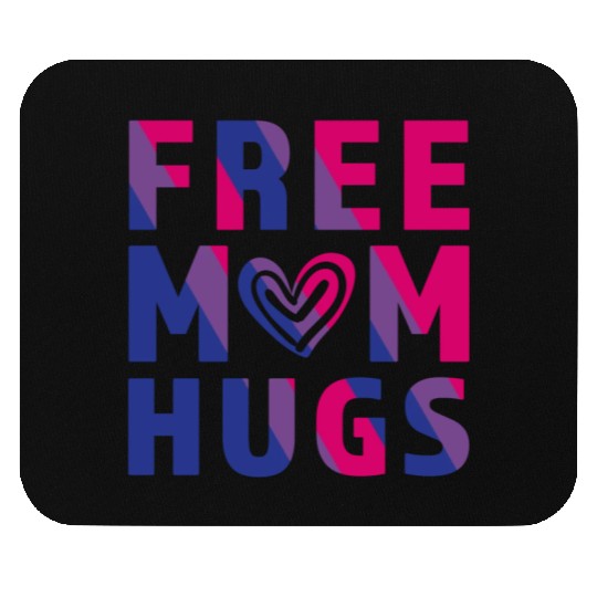 Free Mom Hugs Bisexual Mouse Pads