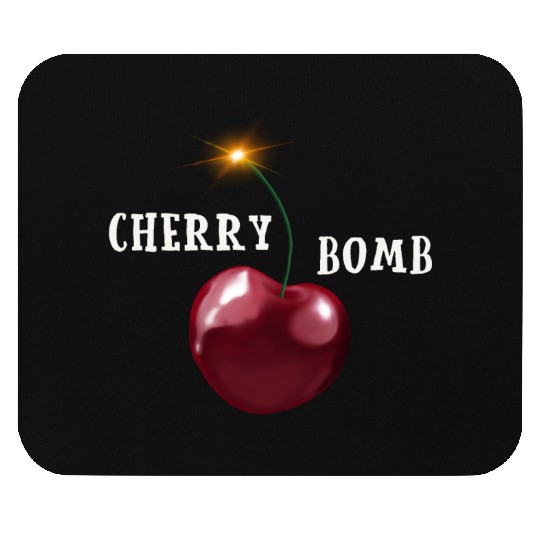 Cherry bomb big Mouse Pads