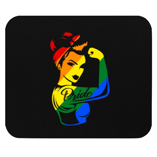 LGBT Gay Lesbian Rainbow Pride Trans Equality Mouse Pads