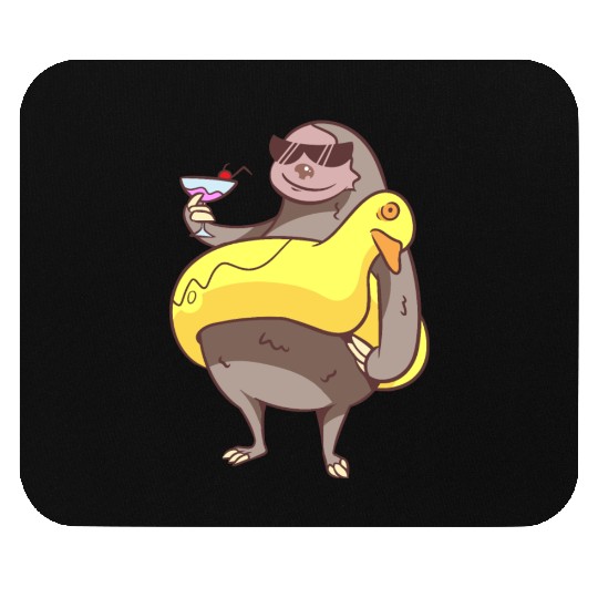 Summer Sloth Mouse Pads