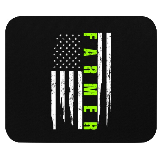 Tractor farmer america Mouse Pads