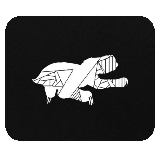 Geometric sloth - Sloth Mouse Pads