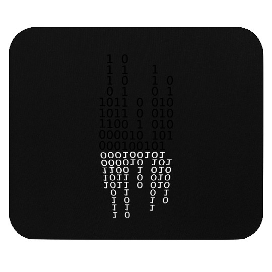 Numbers mirrored mirroring science fiction lines r Mouse Pads