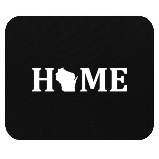 Wisconsin Is Home USA State Pride Mouse Pads