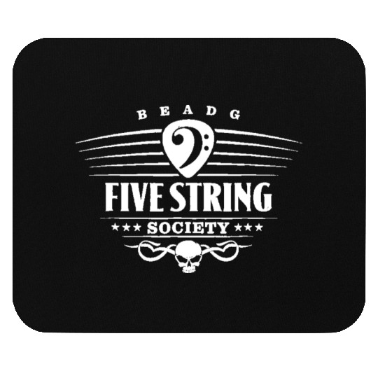 Mens Five String Society Mouse Pads for 5 String Bass