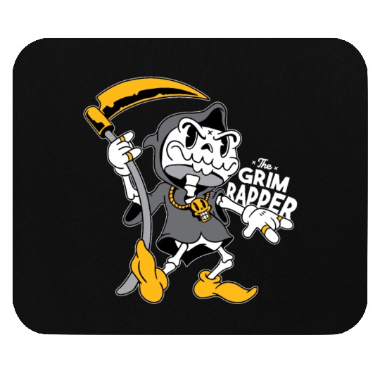 The grim reaper Mouse Pads funny the grim rapper