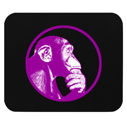 Think of monkey chimpanzee Mouse Pads