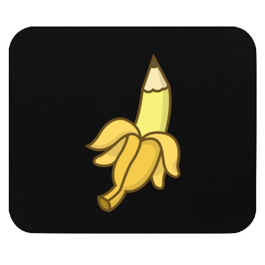 Banana pencil Mouse Pads