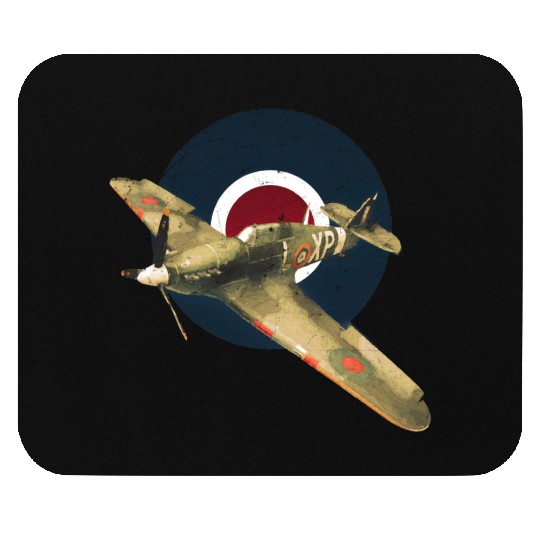 Hawker Hurricane RAF WW2 Fighter Plane Mouse Pads