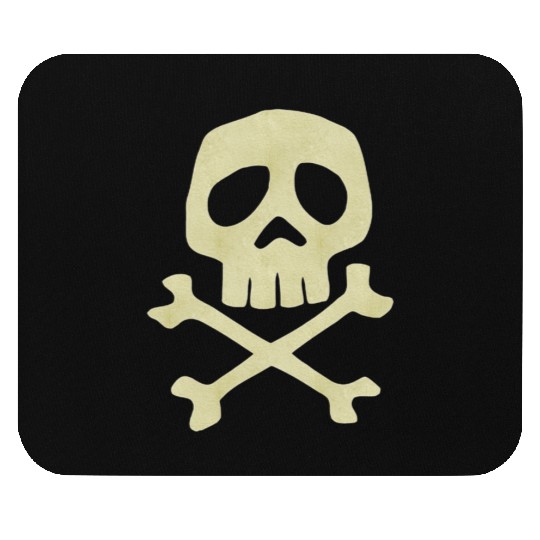 Misfits Style Captain Harlock Skull Crossbones Mouse Pads