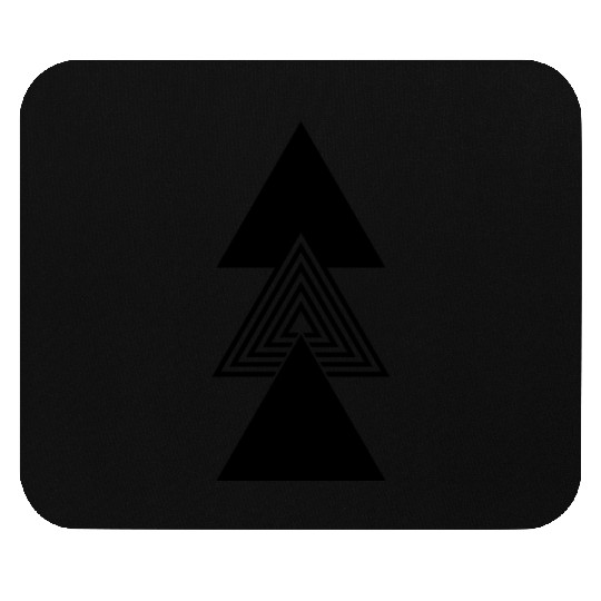 Abstract Triangle Tattoo Mouse Pads