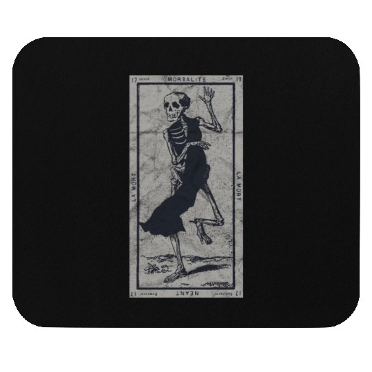 Occult The Death Tarot Card La Mort XIII Vintage Mouse Pads