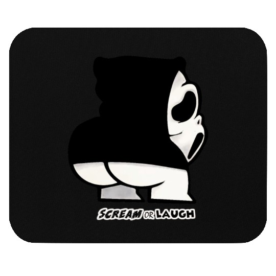 Ghost creature scream or laugh Mouse Pads