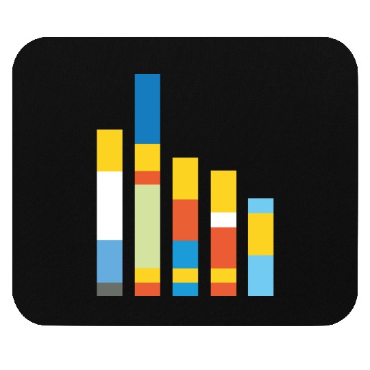 Cool yellow blocks Mouse Pads