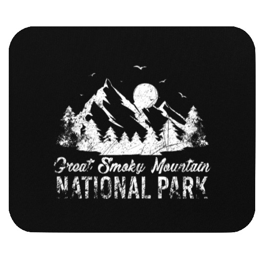 Great Smoky Mountain National Park US Vintage Mouse Pads