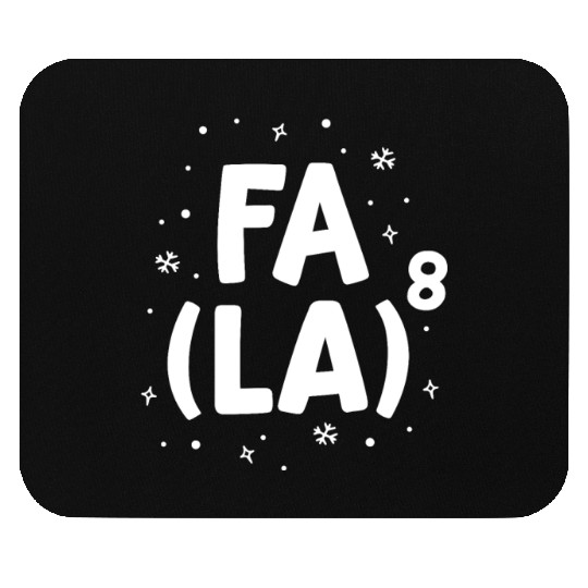Fa La La Math Teacher Christmas Mouse Pads Gift Idea