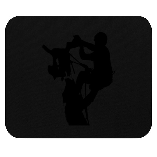 Arborist Black Mouse Pads