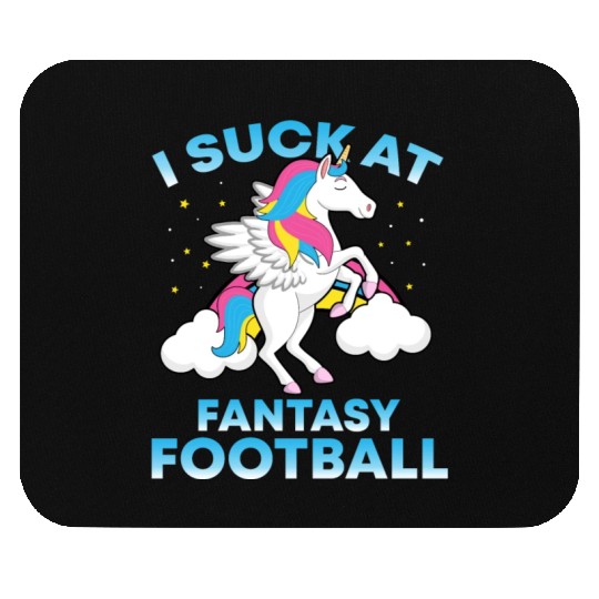 I Suck At Fantasy Football Funny Football Lover Mouse Pads