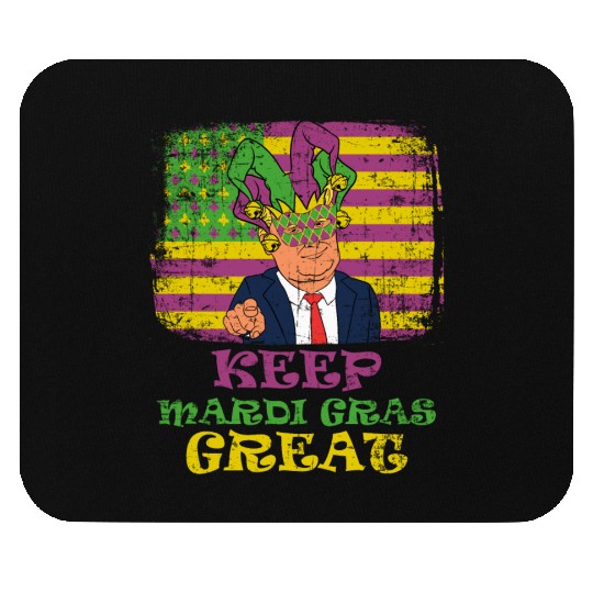 Keep Mardi Gras Great Party Mouse Pads Parade Mouse Pads