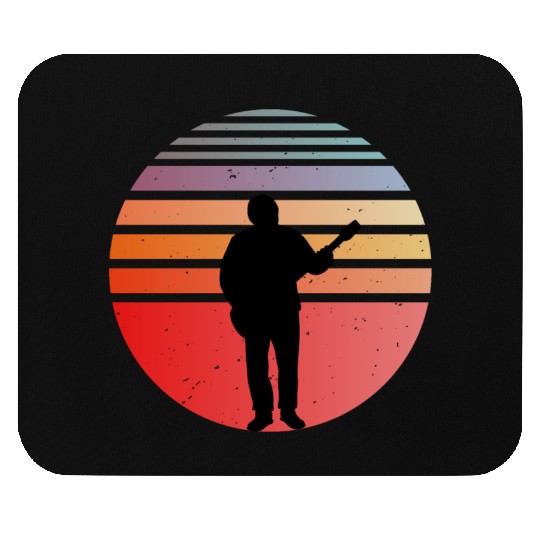 Guitar Player Mouse Pads